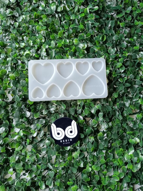 Multi heart keychain mould