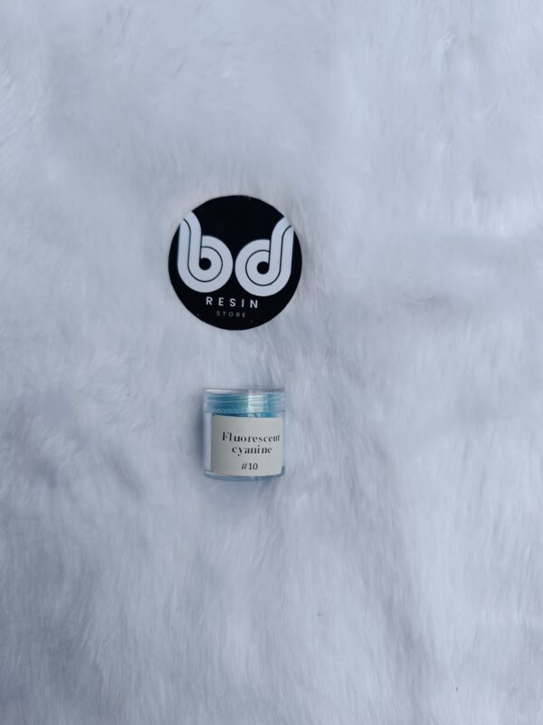 Fluorescent cyanine(sky blue) mica powder#10
