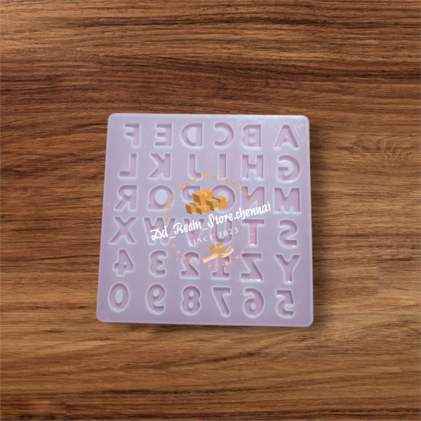Mini alphabet mould
